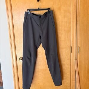 UNRL Golf Pants Mens Medium Tall Charcoal Grey Apex Performance Tapered Trousers